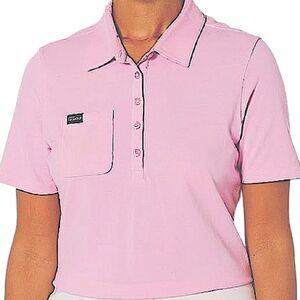 Skechers Womens Size Small New Performance Polo Go Golf Shirt Preppy Pocket